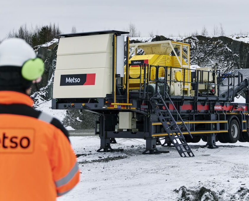 Metso launches Nordwheeler portable crusher for manufactured sand